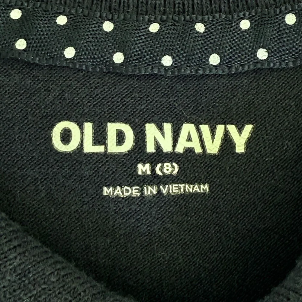 Old Navy Long Sleeve Polo Kids Size 8 Unisex Navy Blue School Uniform - Lot of 2